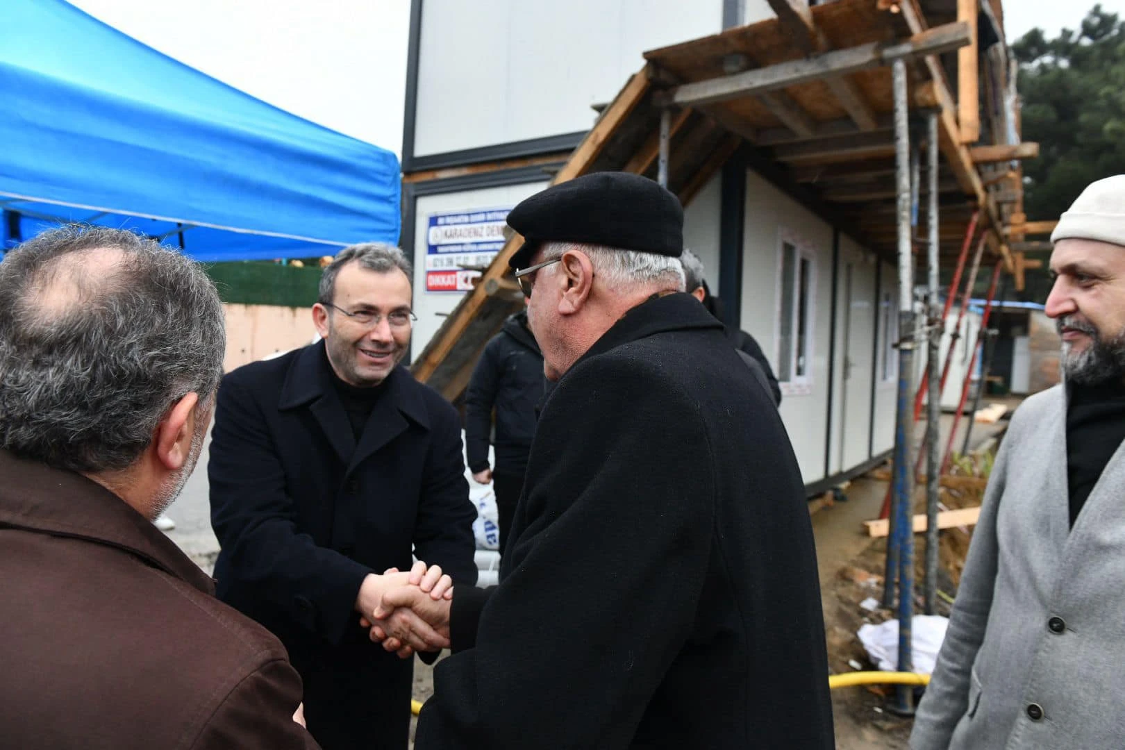 İhya Vakfı Mahmut Sever Kuran Kursu binasının temel atma törenine katıldık