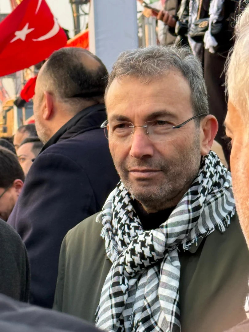 Galata Köprüsü'nde düzenlenen Filistin Mitingi’ne katıldık