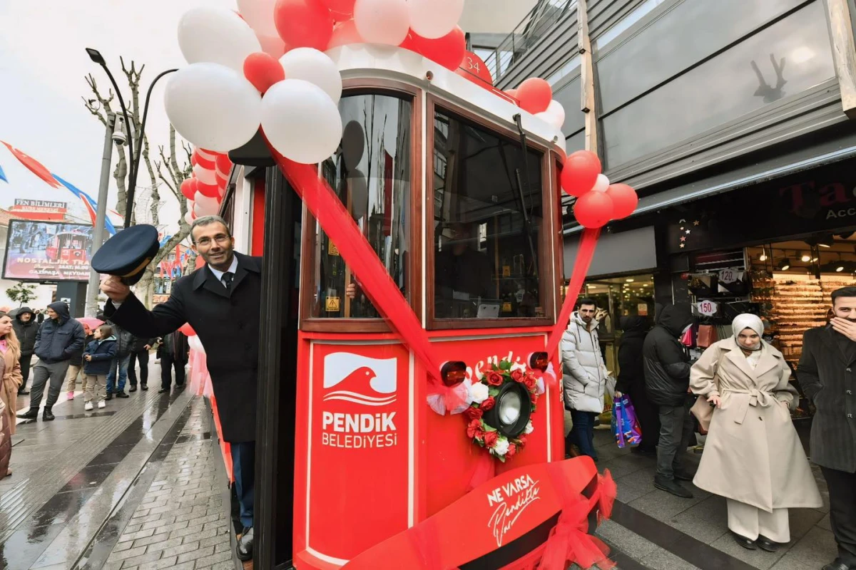 Nostaljik tramvayımız Pendik’imize çok yakıştı
